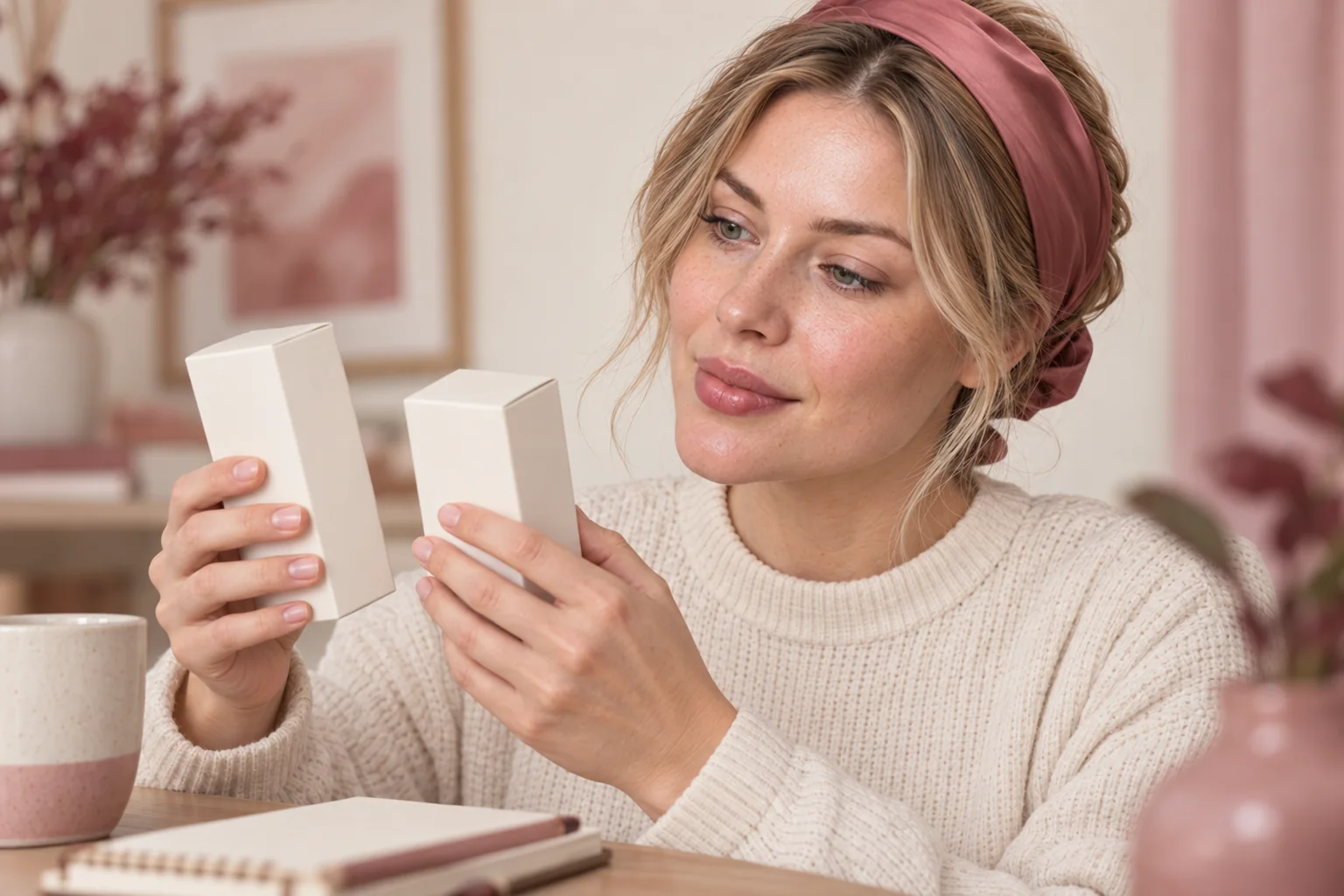 بررسی دو بسته مراقبتی برای مقایسه اطلاعات عطر و ترکیبات