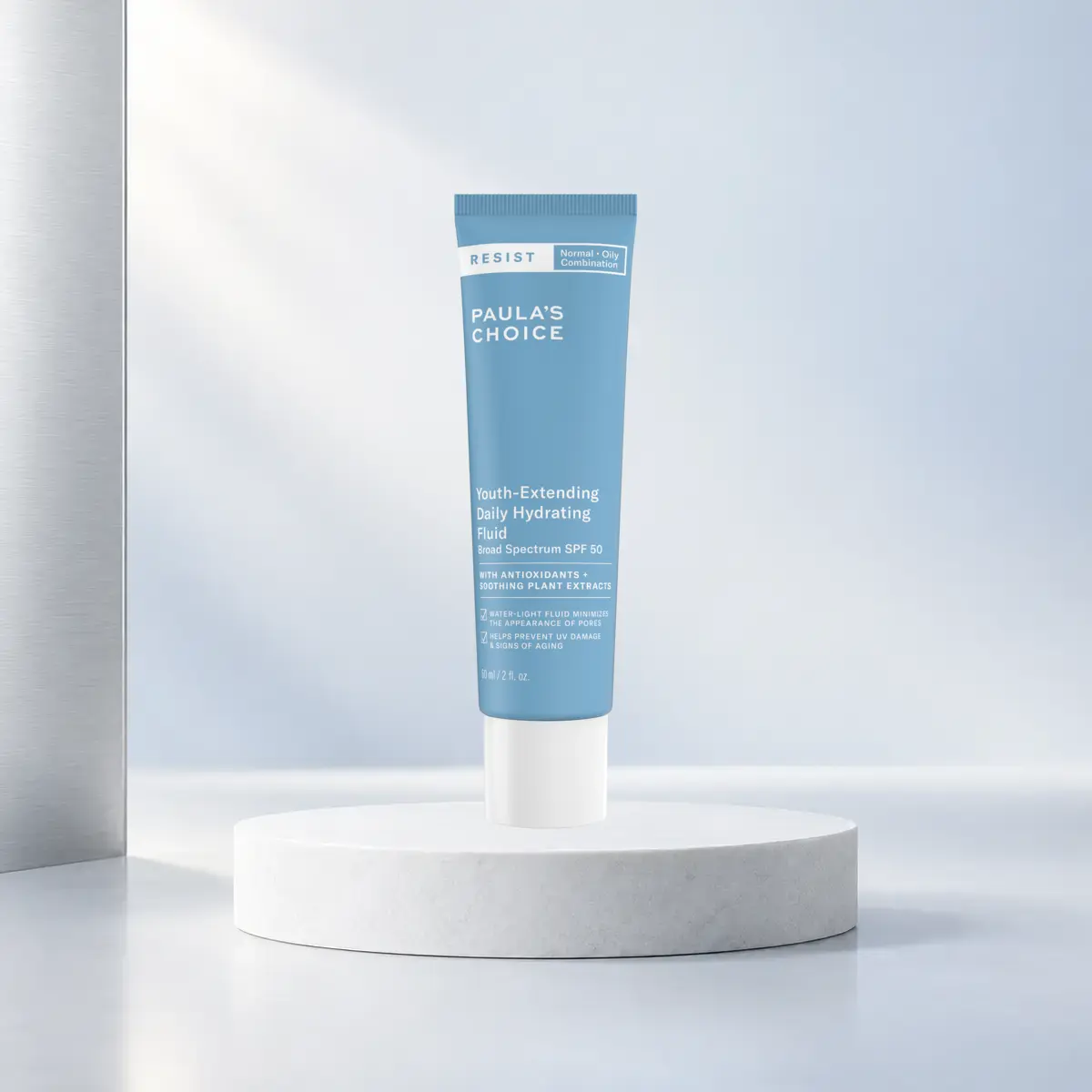 فلوئید آبرسان روزانه جوانساز SPF 50 پائولا چویس
